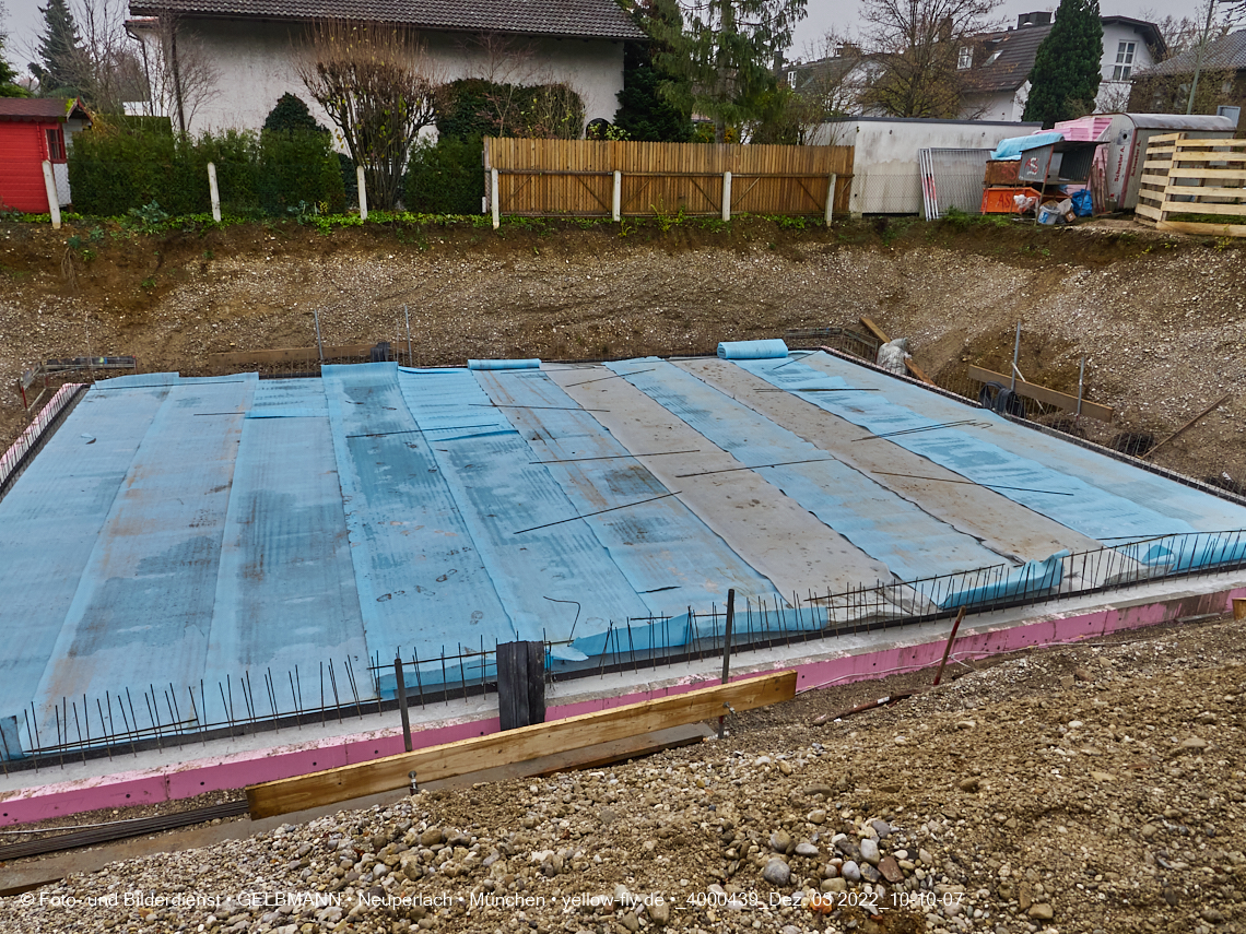 03.12.2022 - Neubau eines Mehrfamilienhause in der Niederalmstraße 16 in Neuperlach-Trudering